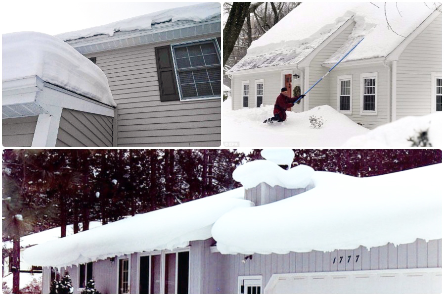Защита дома от снега и обледенения